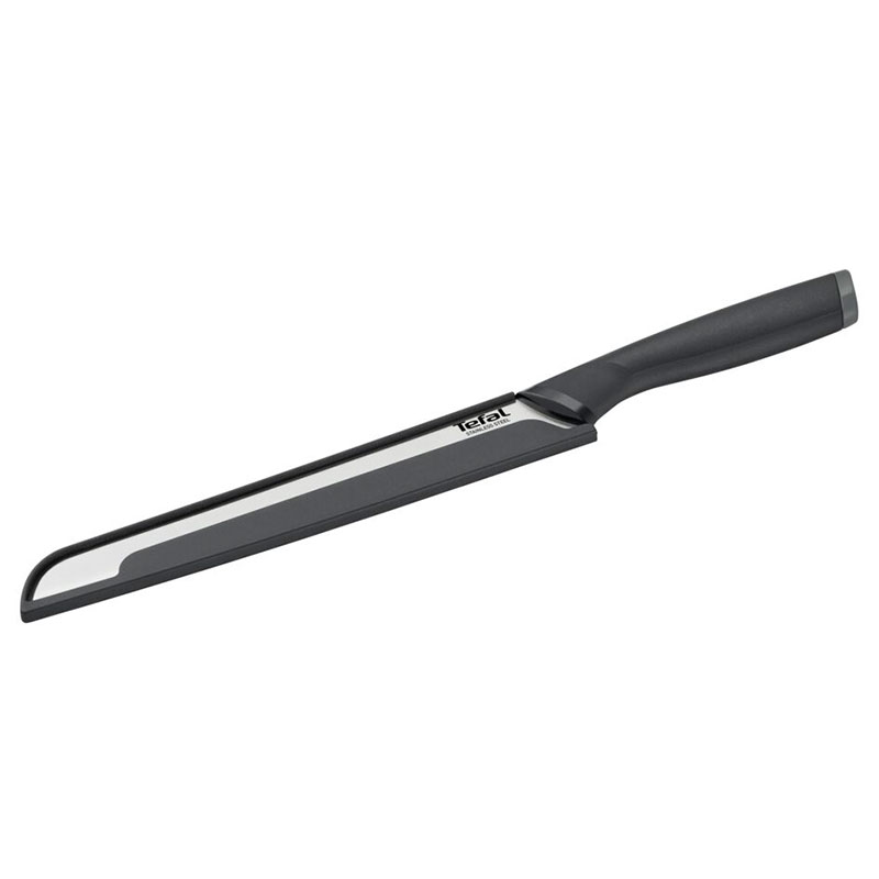 Tefal Comfort Bread Knife 20cm Ideal For Slicing Bread All Types of Food High Performance Stainless Steel K2213404