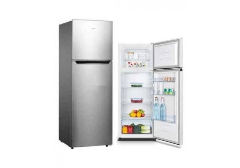 Hisense Refrigerator 205L Double Door, Top Freezer, Titanium Silver RD-27DR4SA