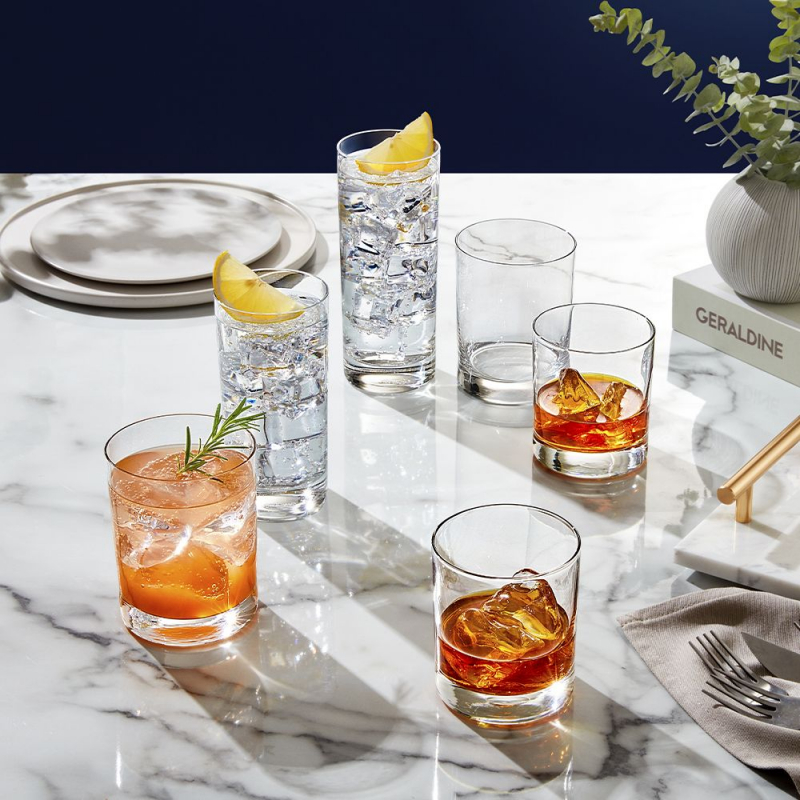 Ocean Glass 6pcs Fyn Long Drink 460ml Fine Rim Tumbler 1C24016L