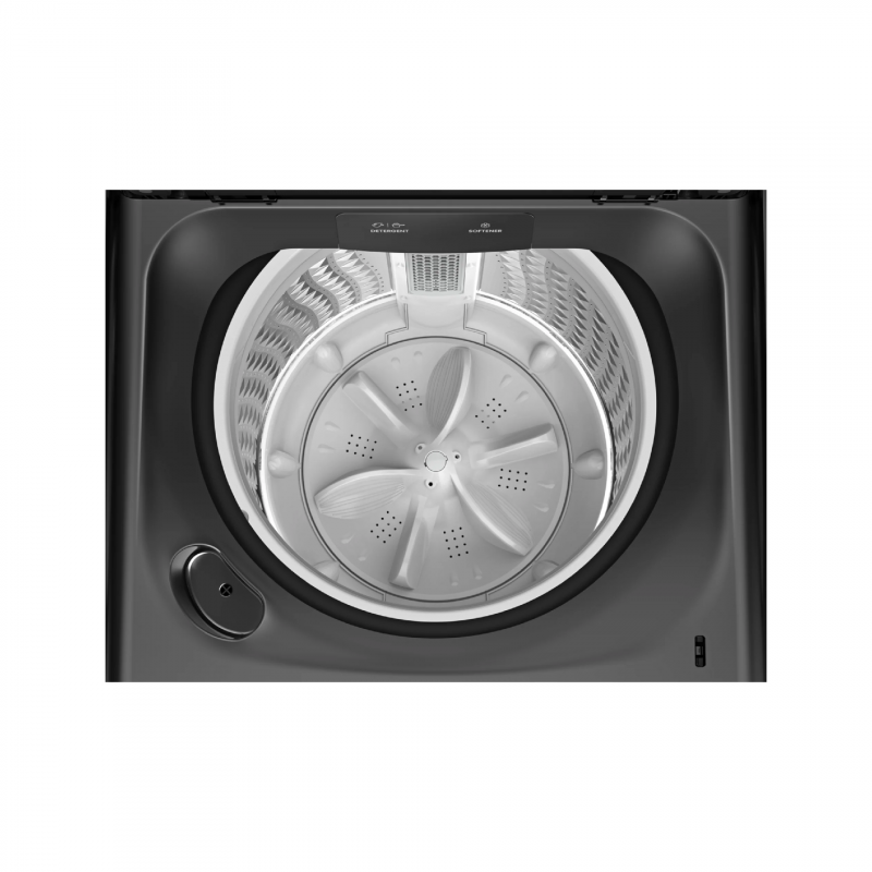 Hisense Washing Machine 18kg Top Loading, LED Display, Double Water Inlets, Smart Fuzzy Logic, Connect Life, Pre Soak Function, Self Programming Function Titanium Silver WT5T1825DT