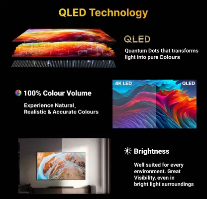 Hisense 50" Smart UHD 4K Quantum ULED TV with Dolby Vision Atmos, HDR 10, 60Hz VRR, 4K Resolution, Built-In Wi-Fi , Dolby Audio Sound 50E7K