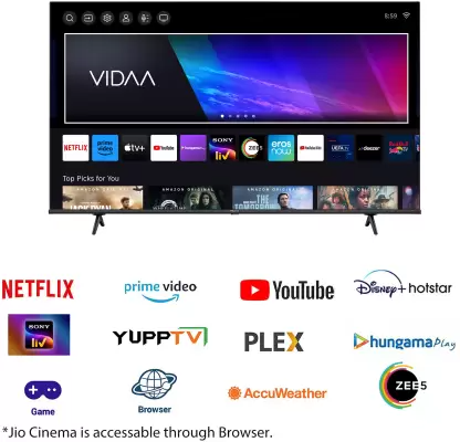 Hisense 50" Smart UHD 4K Quantum ULED TV with Dolby Vision Atmos, HDR 10, 60Hz VRR, 4K Resolution, Built-In Wi-Fi , Dolby Audio Sound 50E7K