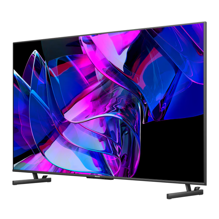 Hisense 55" Smart Mini 4K ULED TV, 144Hz Game Mode Pro, HDR10+, Dolby Vision IQ, Multi-Channel Surround 2.1, Hands-Free Voice Control 55U7K
