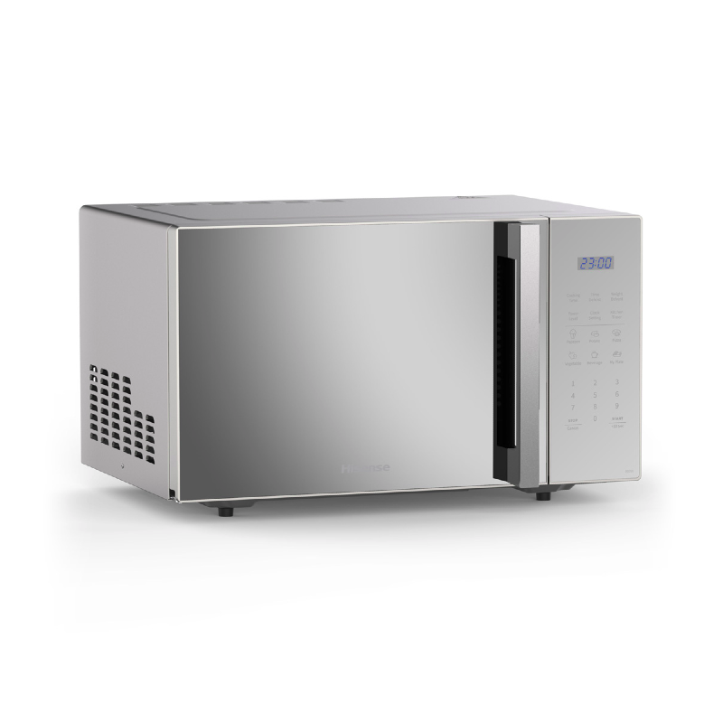 Hisense Microwave 26L 700W Solo Digital, 6 Power Levels, Touch Display, Handle, Mirror Finish H26MOMS5H