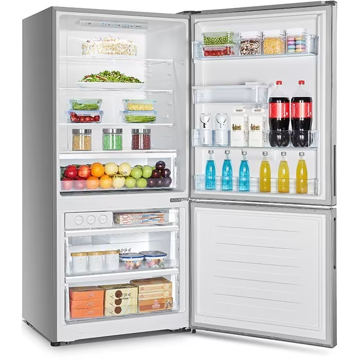 Hisense Refrigerator 463L, Double Door Bottom Freezer, with Water Dispenser, Precise Temperature Control, Multi-Airflow for Constant Temperature, A+ Energy Saving H610BS-WD