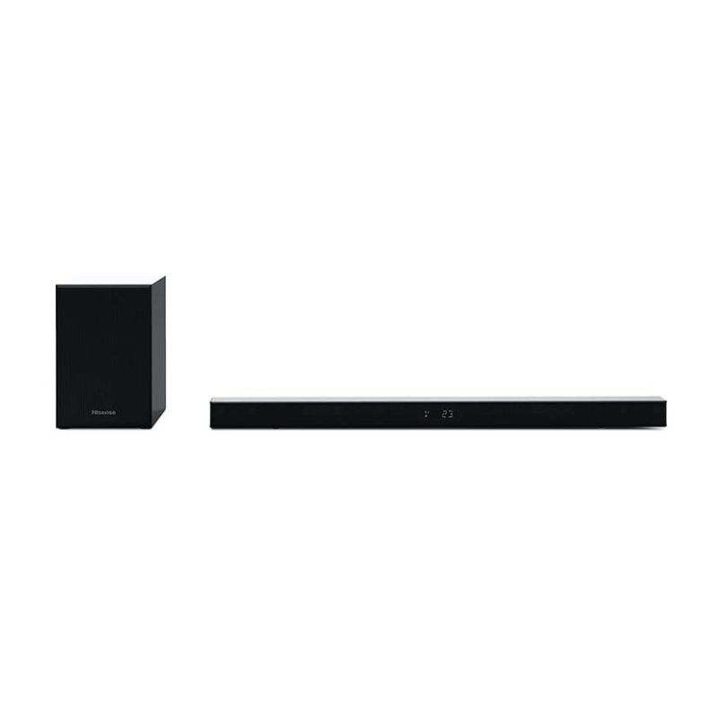 Hisense Home Theatre 2.1ch 280W Dolby Atmos with Wireless Subwoofer, Powerful Bass Effect, Surround Sound, AI, EzPlay, 4K HDR Pass Through AX2107G