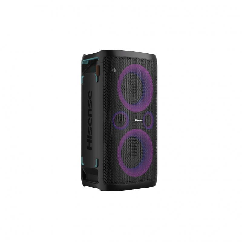 Hisense Ultimate Wireless Portable Speaker 300W, 2.0CH, with Party Lights, 15 Hour Long-Lasting Battery, Bluetooth 5.0, IPX4 Waterproof, DJ and Karaoke Mode Rocker One