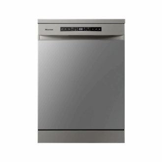 Hisense 15 Place Dishwasher with 8 Programs, LED Display, Touch Control, Stainless Steel Tub & Filter, Silver H15DSL