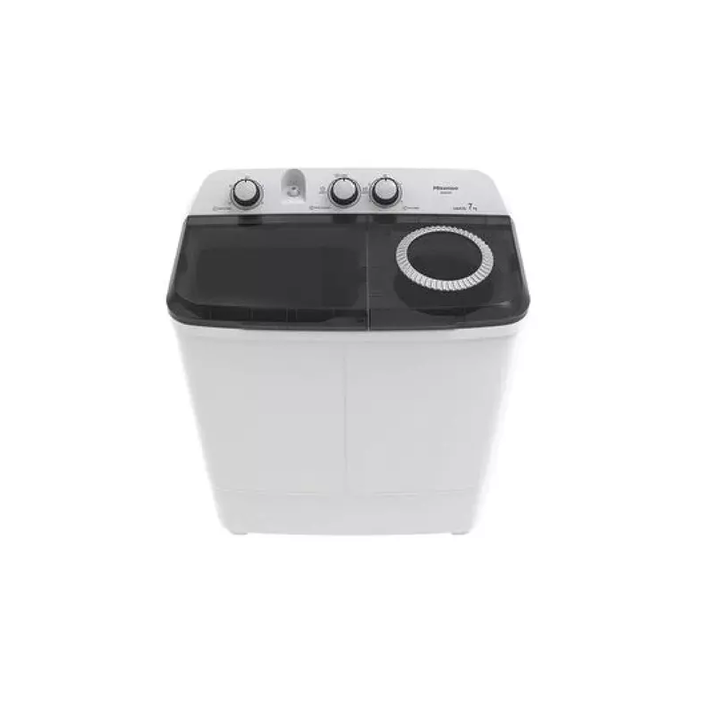 Hisense Twin Tub Washing Machine 12kg Top Load Semi-Auto/Manual White WSXL121