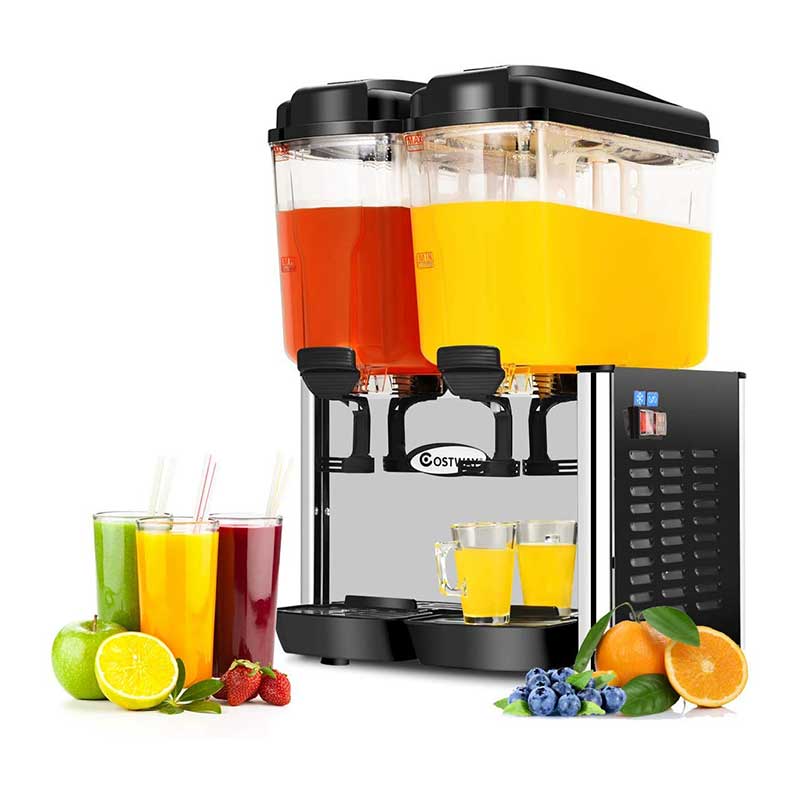 Generic Commercial Juice Dispenser 36L (18Lx2Tanks)