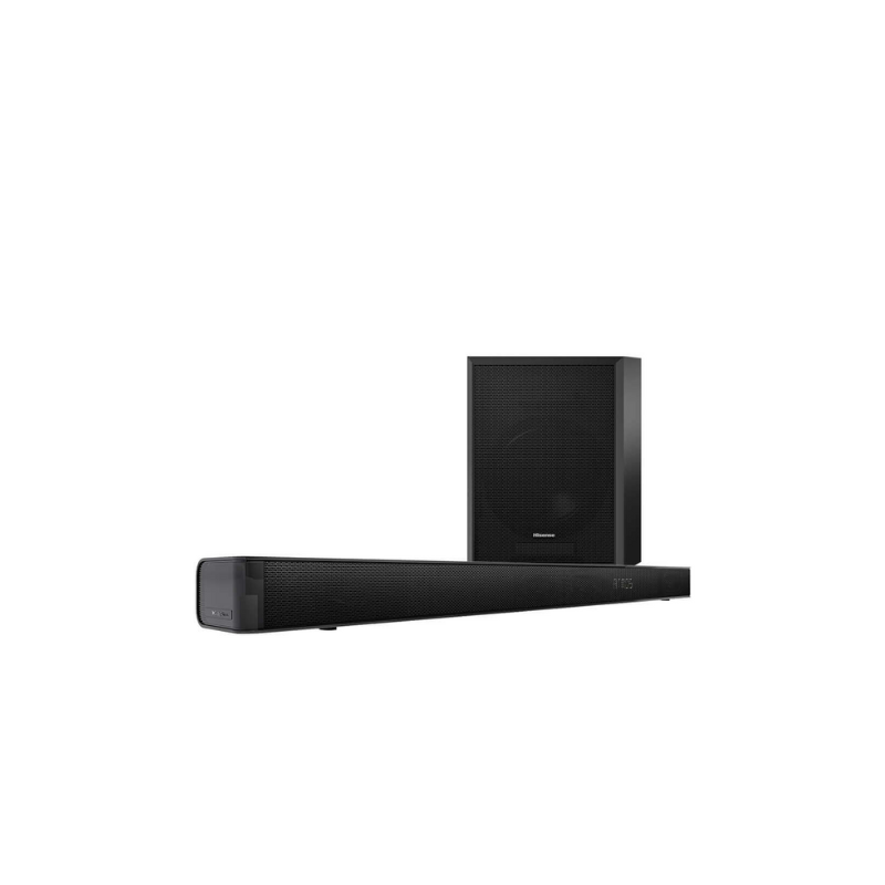 Hisense Sound Bar 3.1CH 280W Bluetooth, Dolby Digital, Dolby Atoms, Remote Control with Wireless 6.5" Subwoofer USB/MP3/FLAC AX3100G