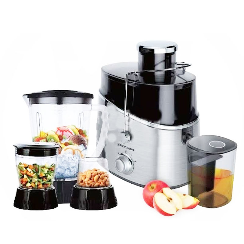 Westpoint Kitchen Chef Food Processor 400W 1.6L Jar 4in1 Blender Grinder Mincer Juicer Stainless Steel WJC-16418.I