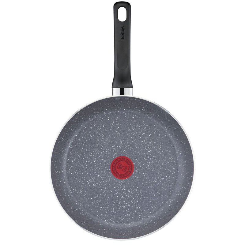 Tefal Natura Stone Frypan 24cm Non Stick Thermo Signal 100% Safe Frying Pan Mineralia Healthy Cooking B2260495
