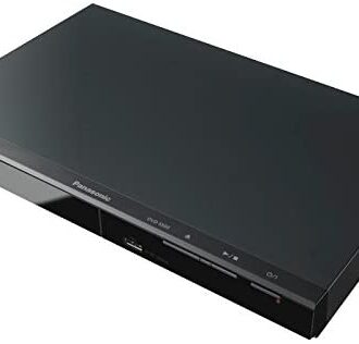 Panasonic Progressive Scan DVD Player Detailed Video/Audio from Most DVD/CD Formats, View Content From USB  (Black) DVD-S500GC