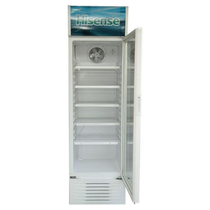 Hisense Beverage Cooler 282L Single Door, Light Box, Frost, White FL-37FC