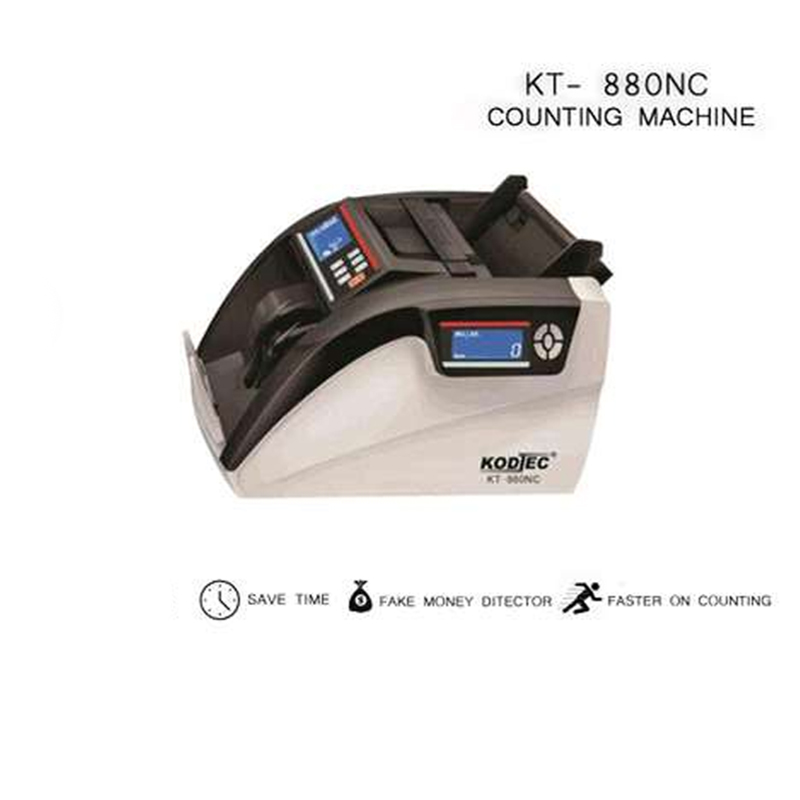 Kodtec Currency Note Counting Machine for Multi-Currency 580W High Quality UV-MG KT-880NC