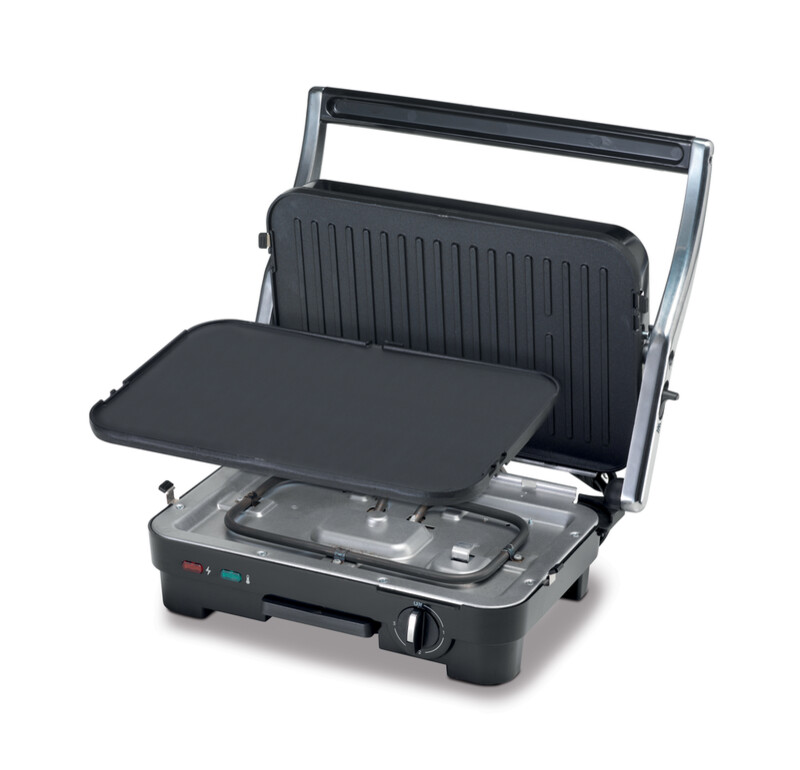 Kenwood Electric Contact Grill Metal 1800W HGM50.000SI