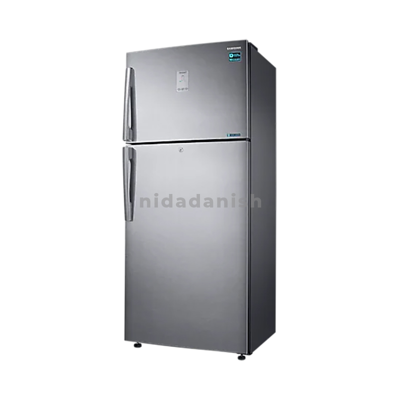 Samsung Fridge 439L Digital Inverter, Double Door, Top Freezer, Twin Cooling Plus, TMF, DIT, Air Hygienically, LED Lighting, Silver RT56K5341/RT43K6341