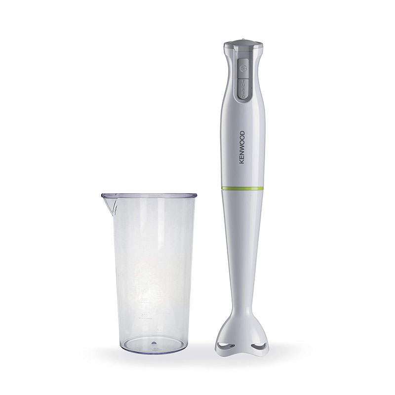 Kenwood Hand Blender 600W Stick Blender with Graduated Beaker Turbo Function Removable Wand for Easy Cleaning HBP02.001WH