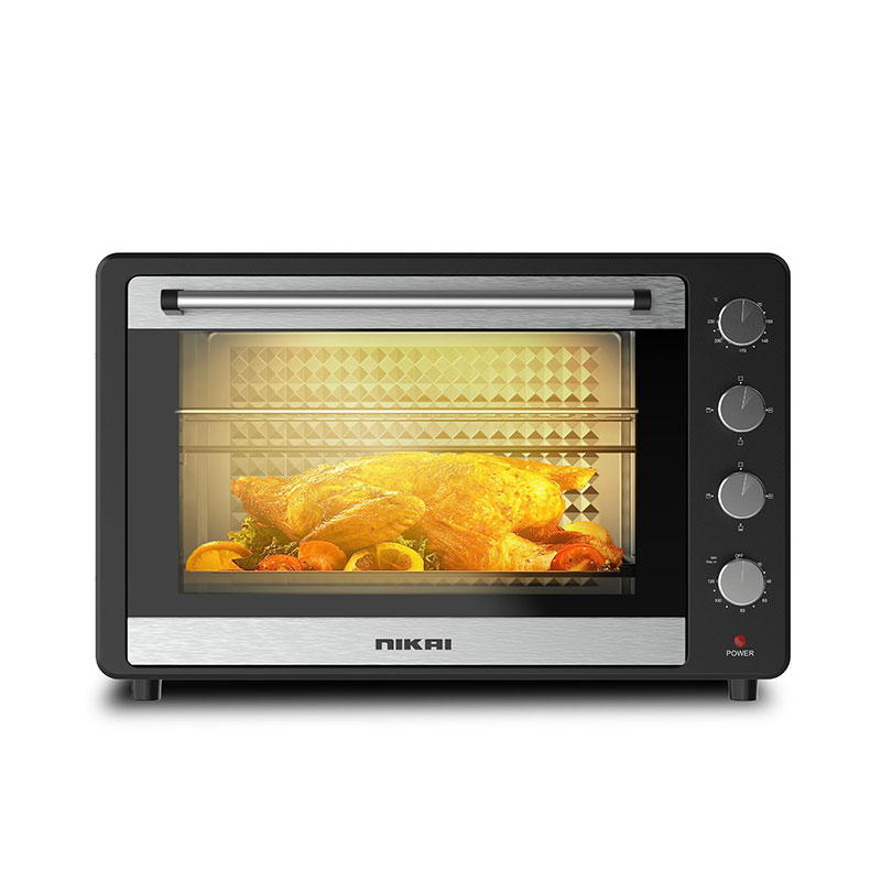 Nikai Oven 75L 2200W Oven Rotisserie Function & 120 Minutes Timer With Stay On Multiple Accessories High-Efficiency Heating Indicator Light - NT75RCZ