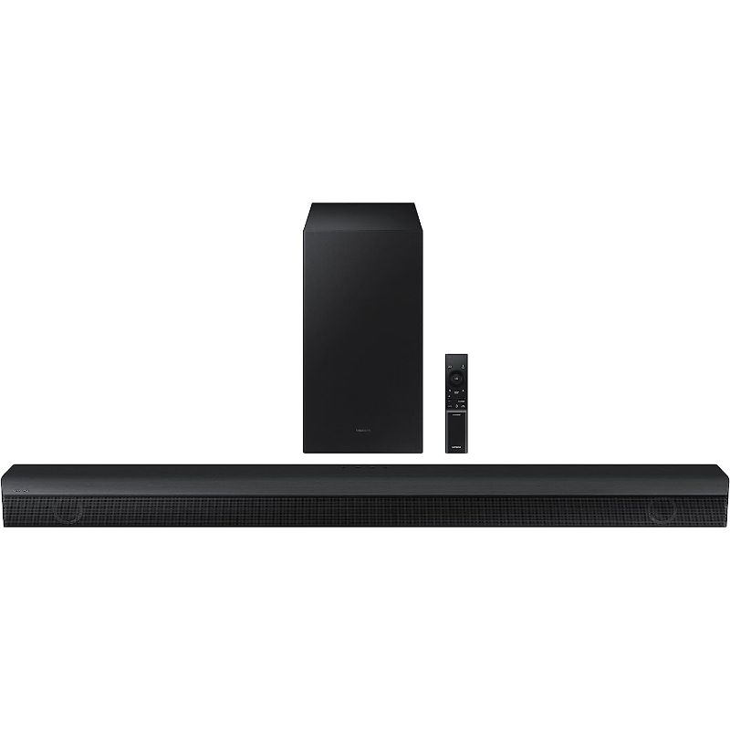 Samsung Soundbar with Subwoofer 3.1ch B-Series with Dolby Digital 5.1 & DTS Virtual X, Bass Boost, Adaptive Sound Lite, One Remote HW-B650/ZN
