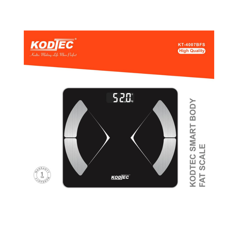 Kodtec Scale Smart Body Fat with App Measures 13 Different Body Composition KT-4007BFS