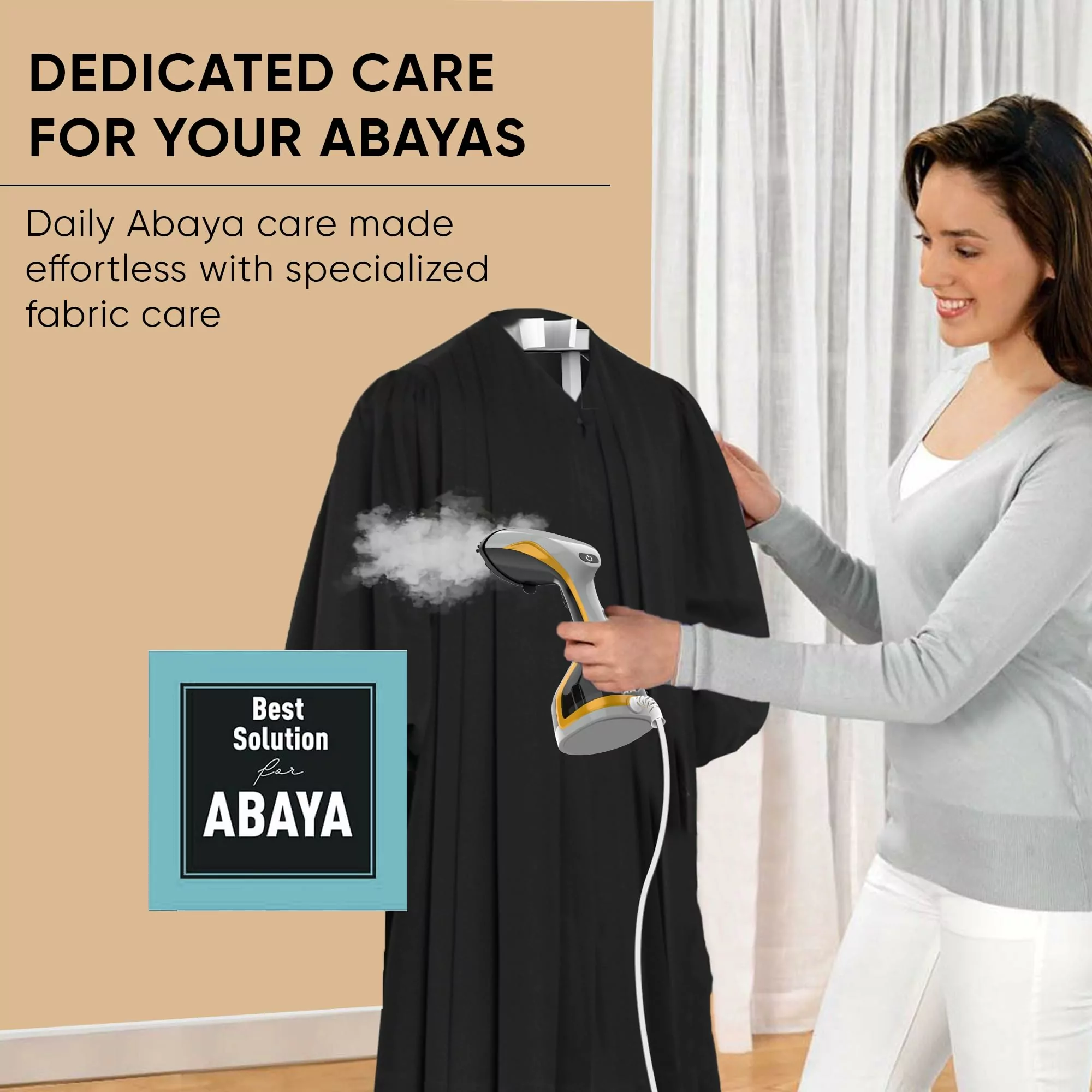 Nikai Garment Steamer 2000W Handheld Portable Fabric Wrinkles Remover Fast Heating Effortless Results Large Detachable Water Tank Travel Iron for Fabrics & Clothes - NGS77H