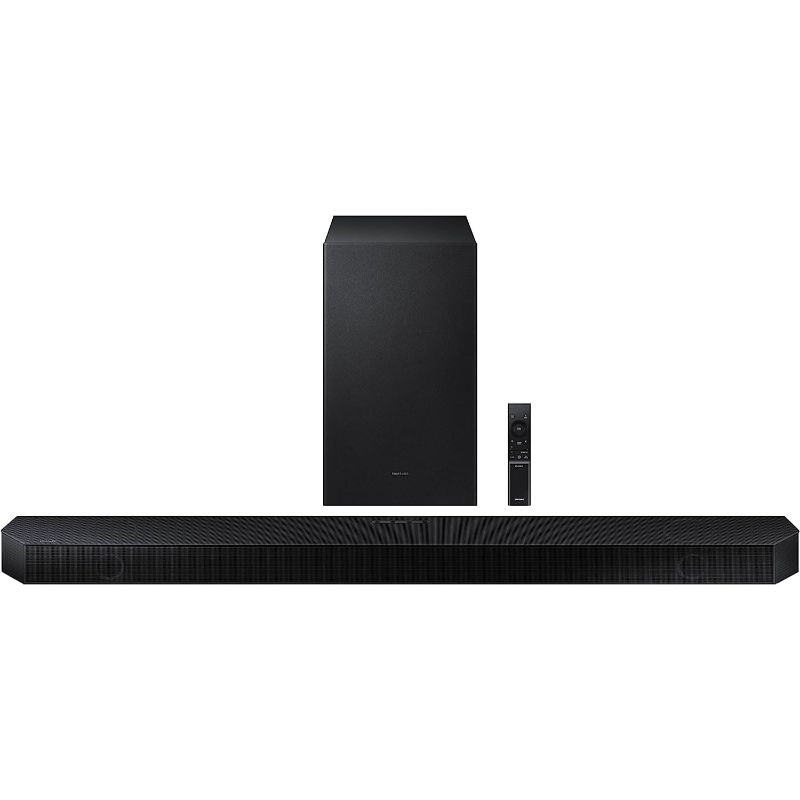 Samsung Soundbar with Wireless Subwoofer 3.1.2ch Q-series with Dolby Atmos / DTS:X, SpaceFit Sound, Q-Symphony, One Remote HW-Q700B/ZN