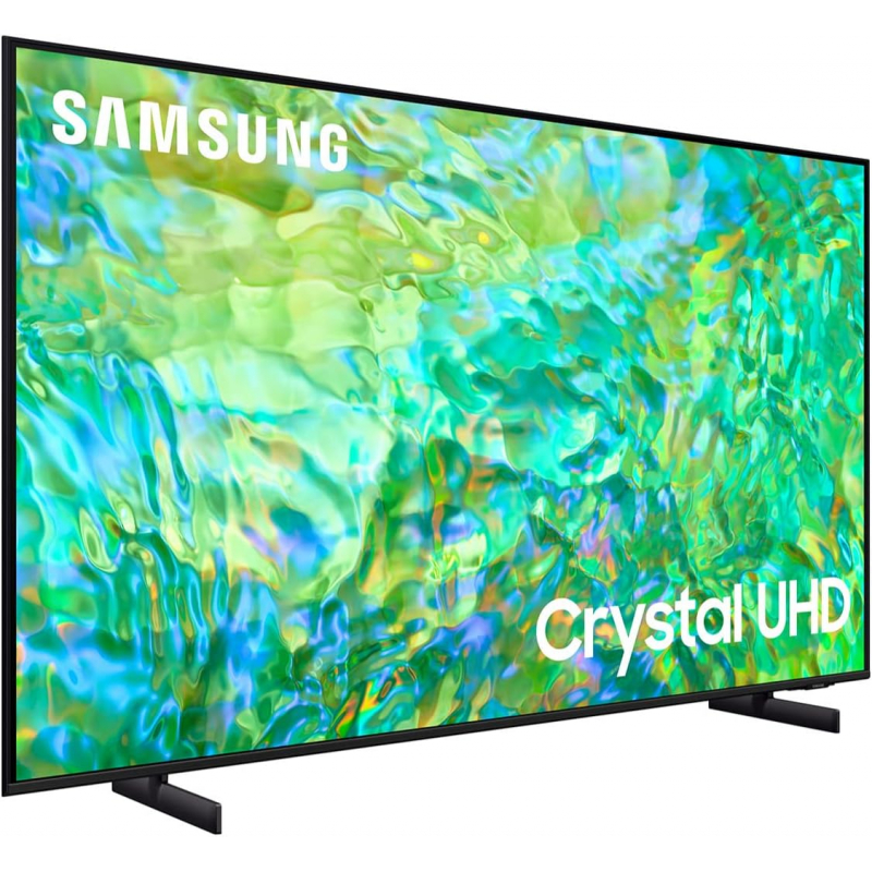 Samsung 75" Crystal UHD 4K Smart TV CU8000 Series with Air Slim Design, HDR, OTS Lite, Q-Symphony, Smart Hub, Motion Xcelerator, SolarCell Remote 75CU8000