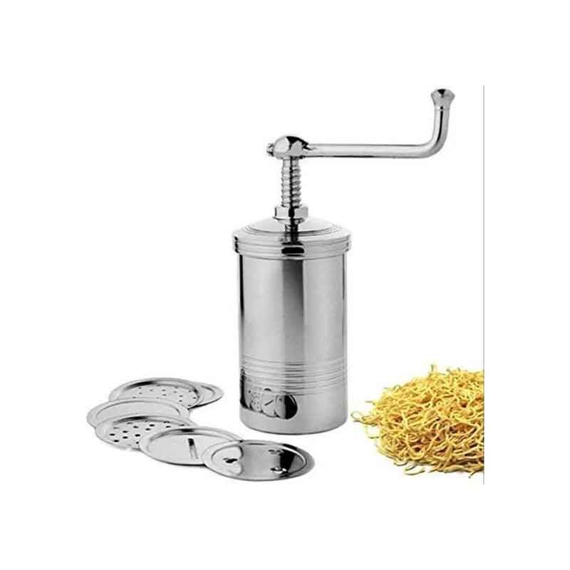 Super Aluminium Tambi Machine Silver SSNO9 Stainless Steel Sev Maker Stainless Steel Sev Sancha Sev Manual Pasta Maker
