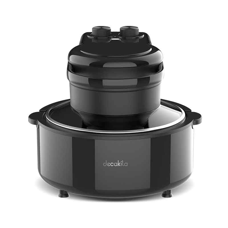 Decakila Air Fryer 5L Transparent Window 1200W Single Coat Non Stick SS304 Heating Element KEEC045B
