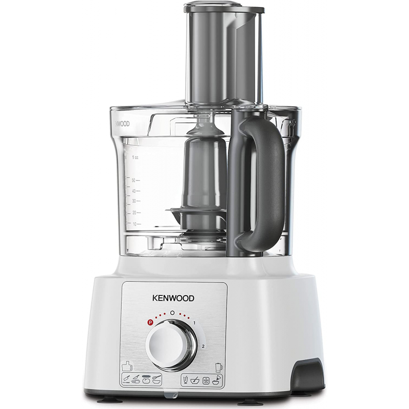 Kenwood Food Processor 1000W Multi-Functional With 3 Stainless Steel Disks Blender Grinder Mill Juicer Extractor Whisk Dough Maker Citrus Juicer FDP65.750WH
