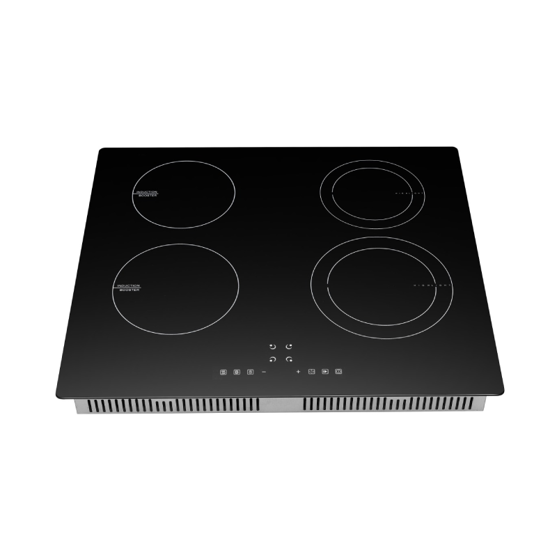Homebase Built in Cooker 2 Induction 2 Ceramic Plates Glass Top HB-QB4009