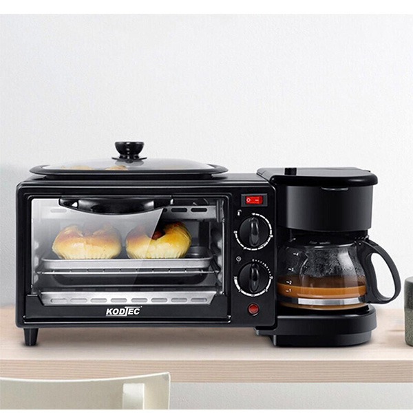 Kodtec Breakfast Maker 3in1 9L 1250W Oven Grill & Kettle KT-3709BM