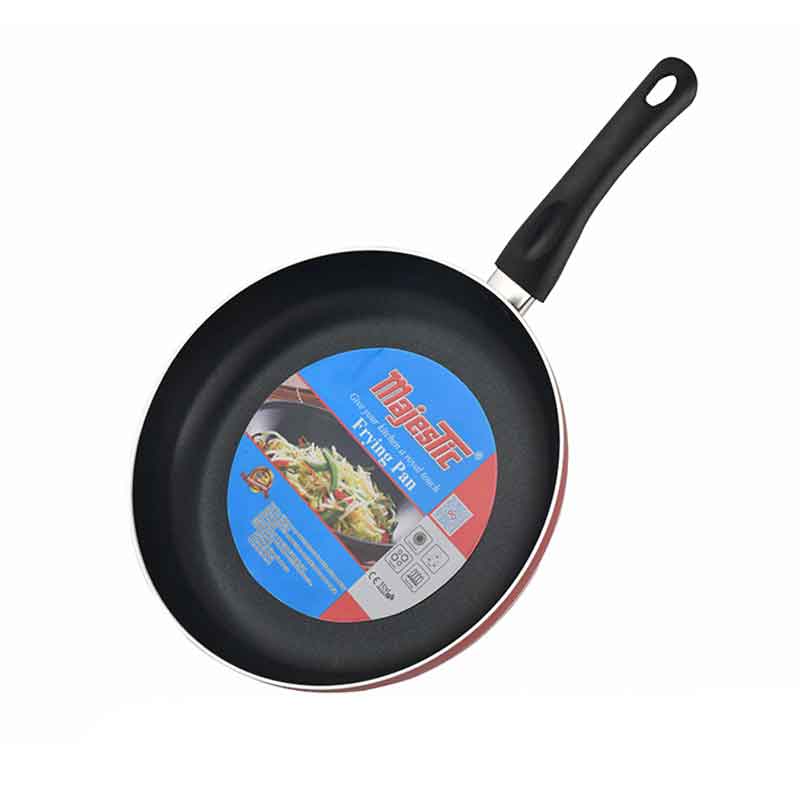 Nadstar Frypan 30CM Nonstick Interior For Low Fat Healthy Cooking Stainless Steel Fitting Extra Heavy Ceramic Gas Electric & Hob FP30