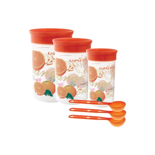 Cello Plastic Container Glory (Big) 1500ml 3000ml & 5000ml 3pc Set