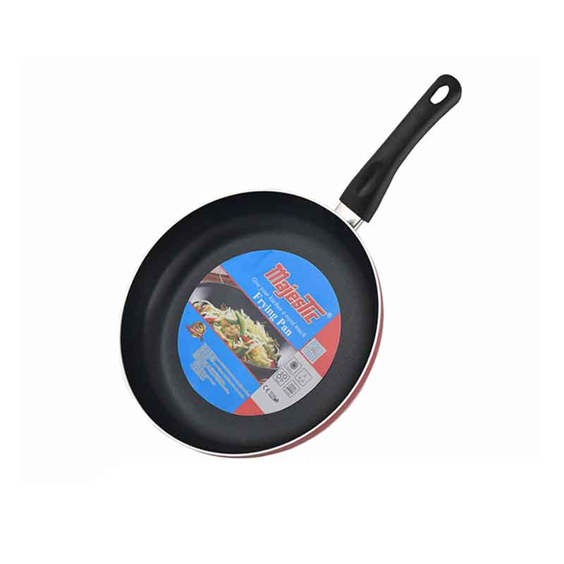 Nadstar Frypan 24CM Nonstick Interior For Low Fat Healthy Cooking Stainless Steel Fitting Extra Heavy Ceramic Gas Electric & Hob FP24