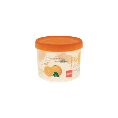 Cello Plastic Container Jar 750ml Printed (Pack of 12)