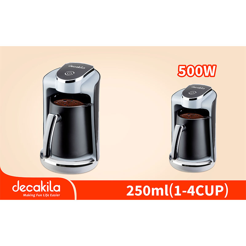 Decakila Turkish Coffee Maker 500w 250ML ABS Material Built In Water Level Indicator Power Off Automatically When Boiling KECF030B