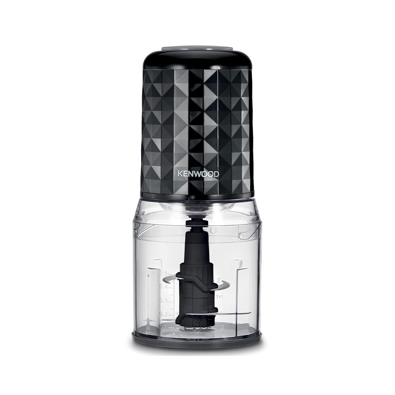 Kenwood Chopper 400W Electric Food Chopper With 500Ml Bowl Dual Speed Stainless Steel Quad Blade Rubber Lid Ice Crush Function CHP40.000BK