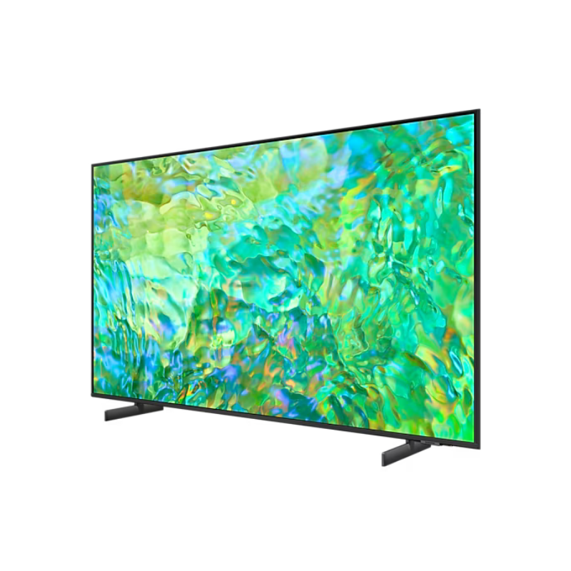 Samsung 65" Crystal UHD 4K Smart TV CU8000 with Air Slim Design, ,OTS Sound, Q-Symphony, Motion Xcelerator, Smart Hub, SolarCell Remote 65CU800