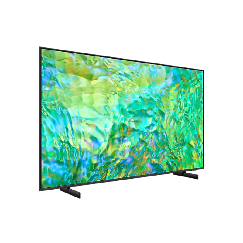 Samsung 85" Crystal UHD 4K Smart TV Series CU8000 with Air Slim Design, OTS Lite, Smart Hub, Q-Symphony, Motion Xcelerator, SolarCell Remote 85CU8000