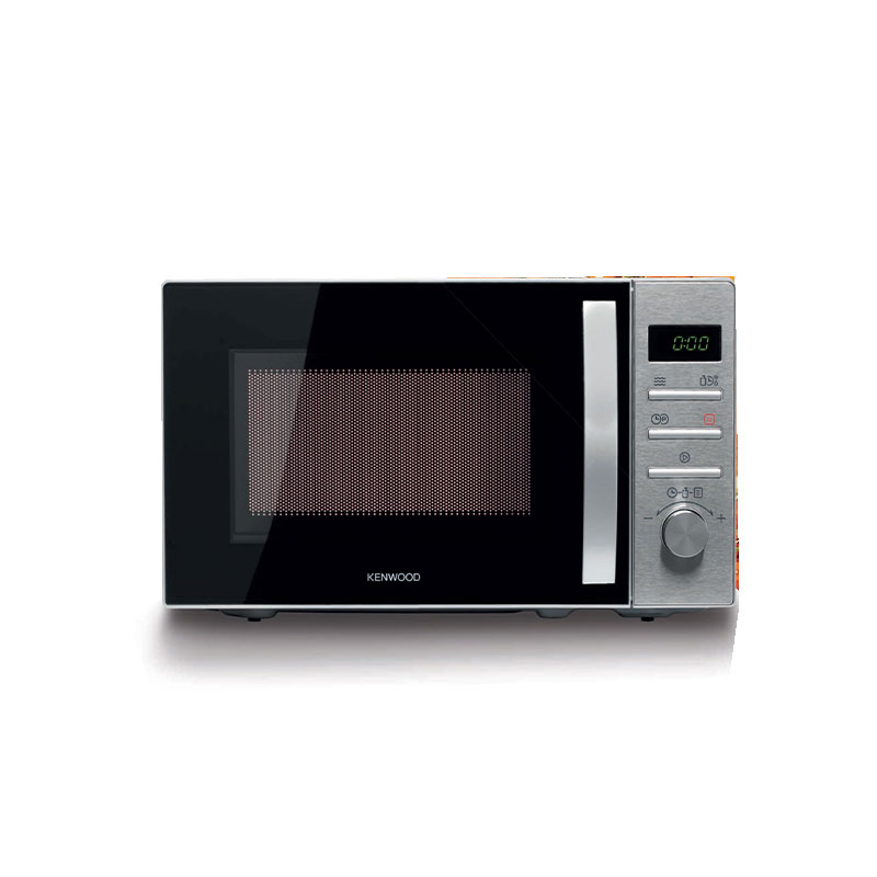 Kenwood 22L Microwave Oven with Digital Display 5 Power Levels Defrost Function Stainless Steel Auto Menu 95 Minutes Timer Clock Function 700W MWM22.000BK