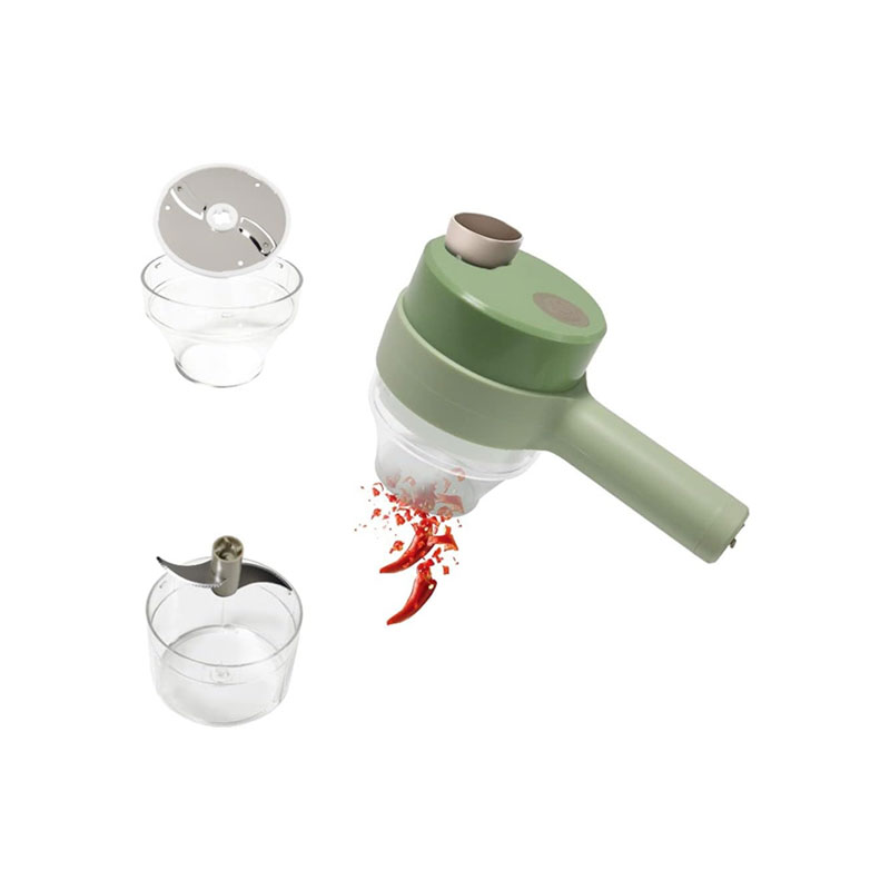 Handheld Mini Electric Food Chopper 4in1 Vegetable Cutter Chopper Food Slicer
