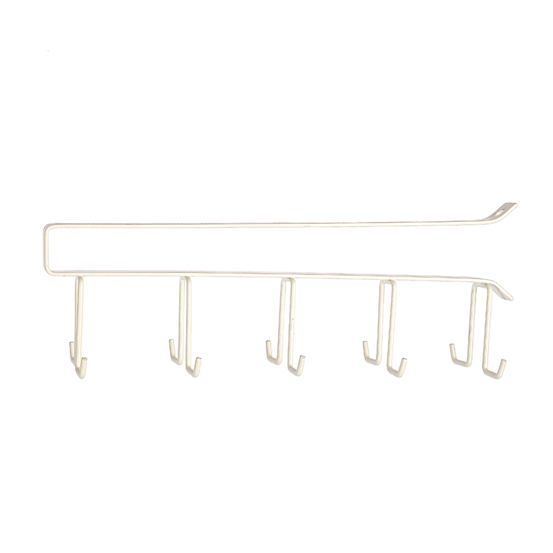 Nadstar Dish Rack 5 Hooks Hanging Cup & Utensil Holder Closet Shelf With Hanger HP93-061