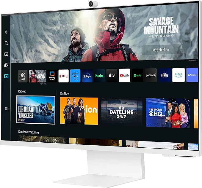 Samsung 32" 4K Smart Monitor M8 M80C, Iconic Slim Design, White LS32CM801UMXUE
