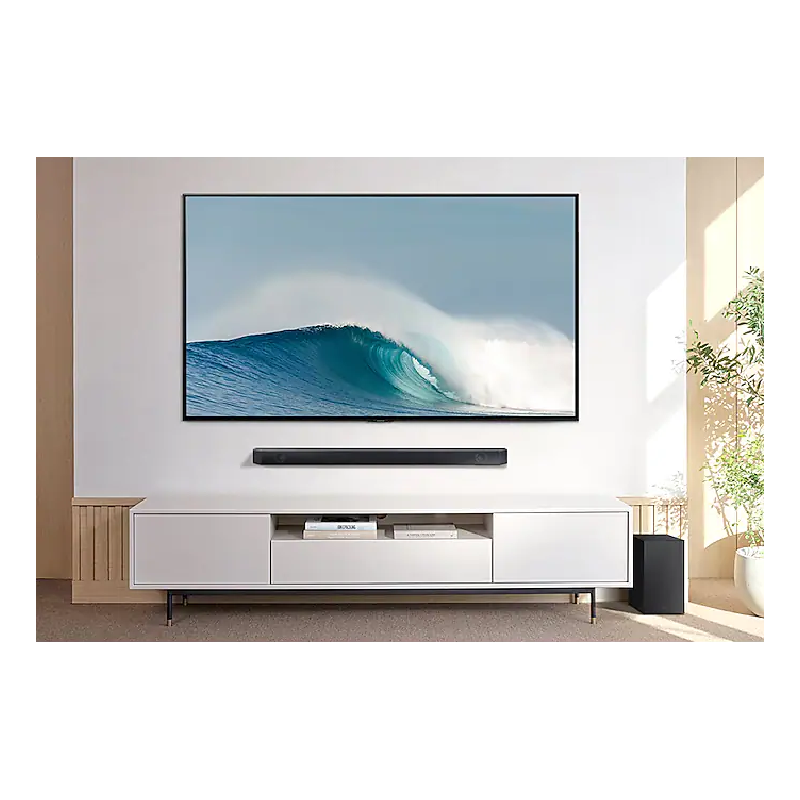 Samsung Home Theatre Q Series 3.1.2ch, 0.5W, Dolby Atmos_DTS-X, Q-Symphony, Adaptive Sound, Synergy with QLED, Wireless Bluetooth Subwoofers HW-Q600C/ZN