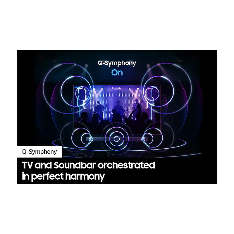 Samsung Home Theatre Q Series 3.1.2ch, 0.5W, Dolby Atmos_DTS-X, Q-Symphony, Adaptive Sound, Synergy with QLED, Wireless Bluetooth Subwoofers HW-Q600C/ZN