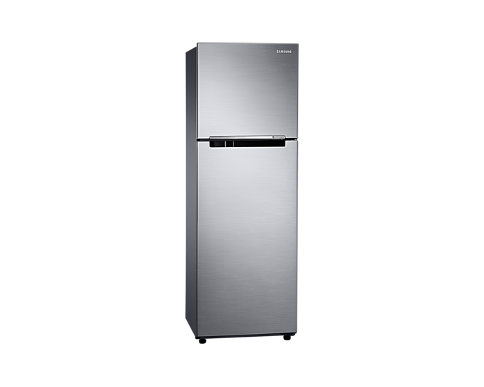 Samsung Refrigerator 253L Double Door Top Freezer, Digital Inverter Technology, CoolWall Technology, Elegant Inox RT25K3082S8