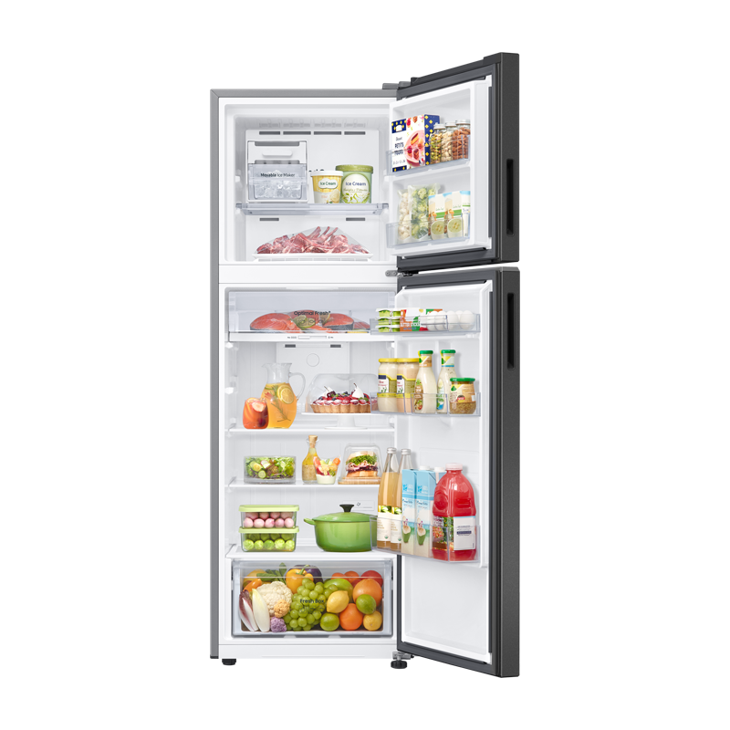 Samsung Refrigerator 393L Double Door Top Freezer Bespoke, SmartThings AI Energy Mode, Spacemax White/Pink RT38CB66218CUT